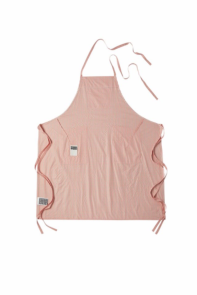 EASYEASY APRON PINK CHECK