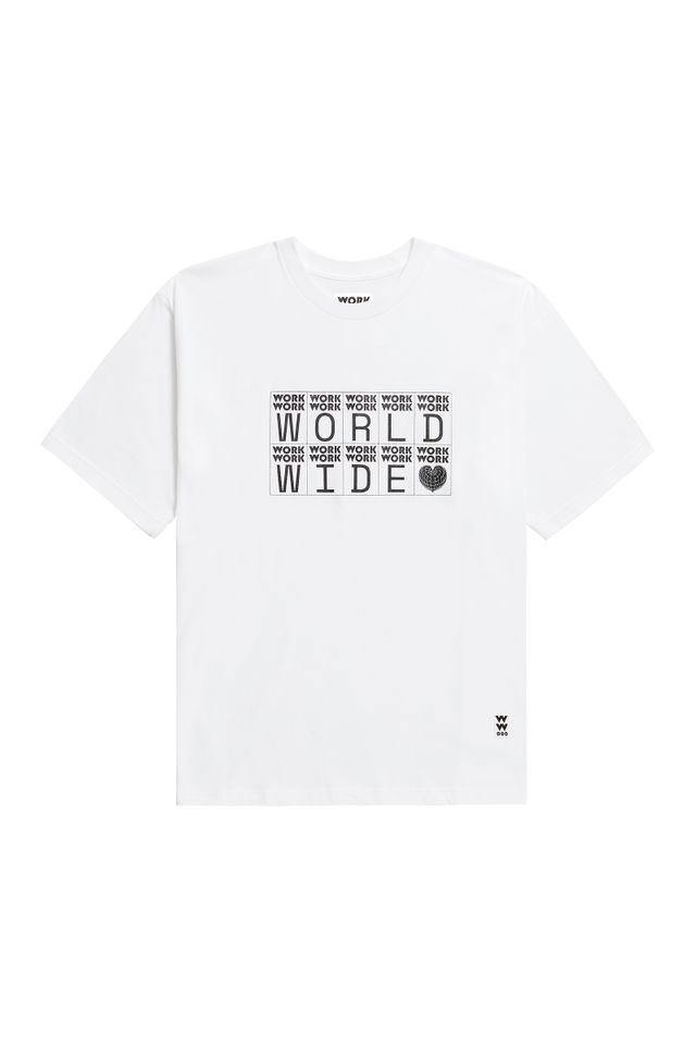 WORLDWIDE SHORT T-SHIRTS WHITE