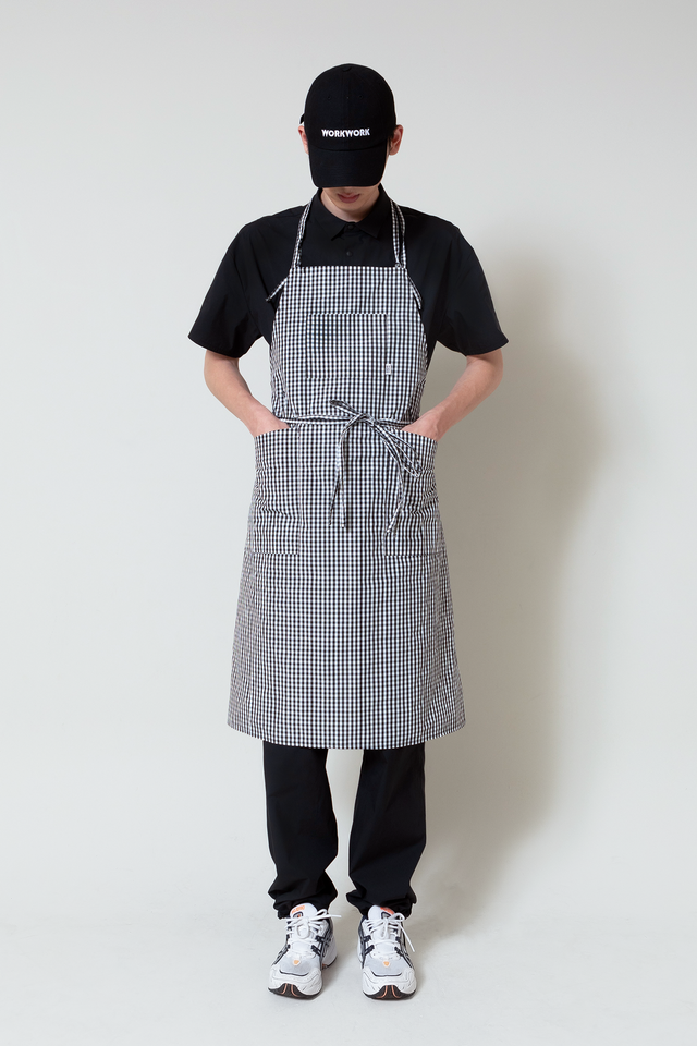 EASYEASY APRON RED CHECK